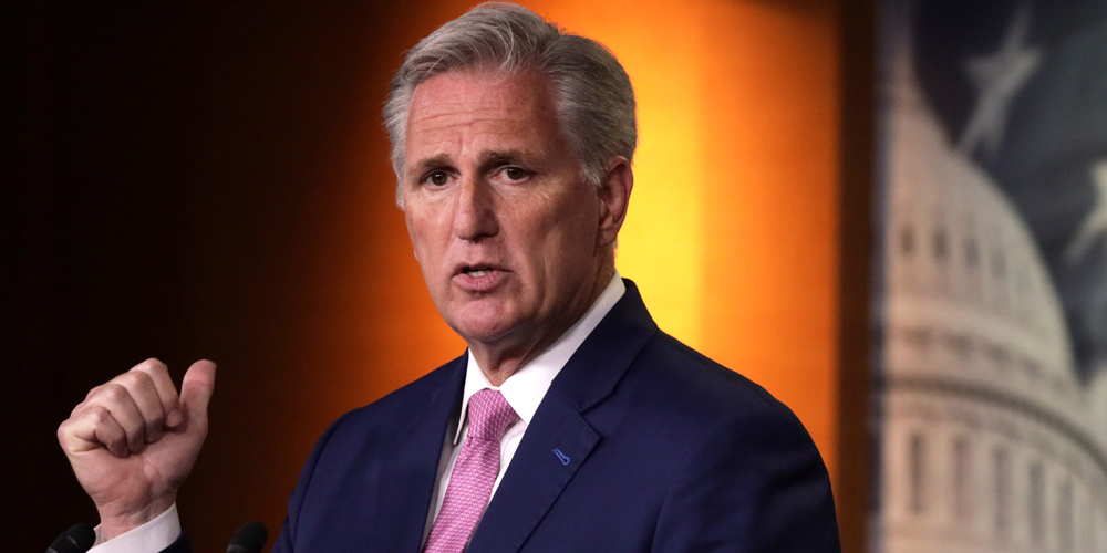 Speaker Kevin McCarthy is doing what they said they would do